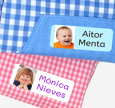 Etiquetas personalizadas para ropa y objetos